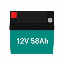 Blei-Gel-Akku 60V 58Ah für E-Kabinenroller & Scooter