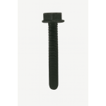 Hex Flange Bolt M6x30 Black Zinc Plated