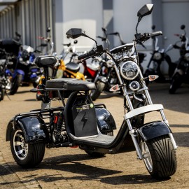 Madat A CP-3 Elektroroller E Scooter E Chopper Elektrochopper E Roller Dreirad 45 Km/h 20 Ah Akku 30-40 km