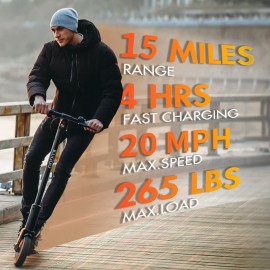 Madat Kugoo 2 Pro 7,5 Ah 350 W Motor 30 km Klappbarer Elektroroller Bürstenloser Motor Höchstgeschwindigkeit 30 km/h