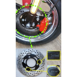 Front disc brake disc for Cobra 49E and Cobra S3 49E  electric scooter electric roller electric scooter spare parts