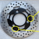 Front disc brake disc for Cobra 49E and Cobra S3 49E  electric scooter electric roller electric scooter spare parts