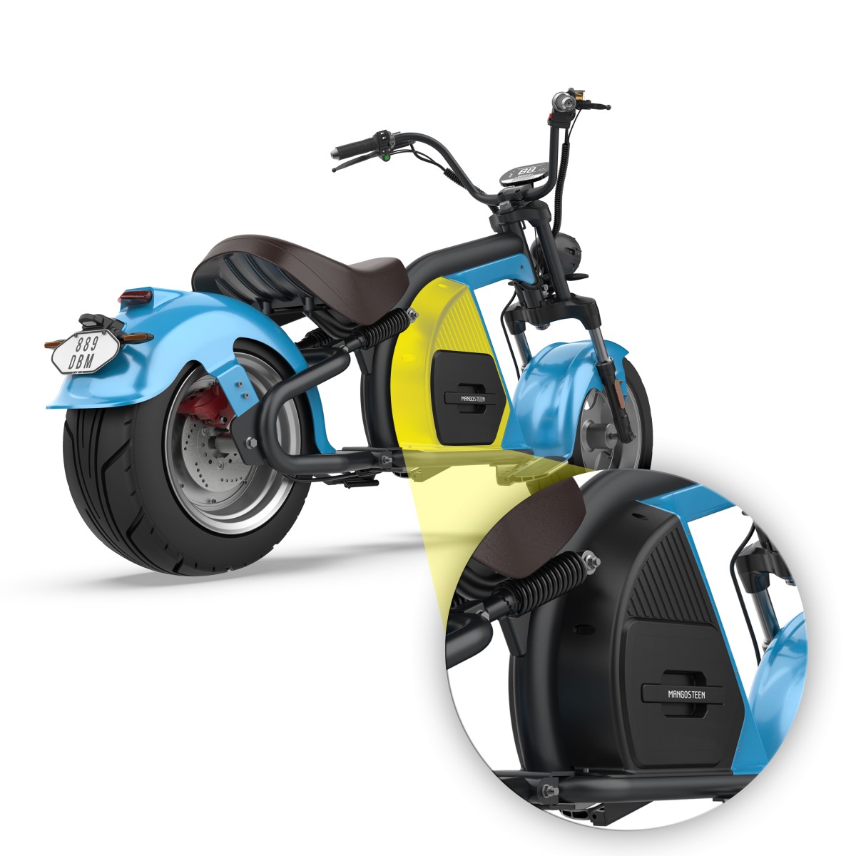 MADAT 8 CITYCOCO CHOPPER ELEKTROROLLER ABDECKUNG DES BATTERIERAUMS (LINKS/RECHTS)