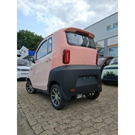 Madat A01 – Elektro-Microauto Rosa (E-Mopedauto) mit Lithium-Eisenphosphat-Akku (LiFePO₄), 45 km/h oder 25 km/h