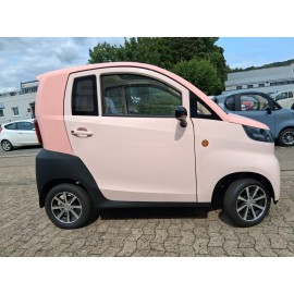 Madat A01 – Elektro-Microauto Rosa (E-Mopedauto) mit Lithium-Eisenphosphat-Akku (LiFePO₄), 45 km/h oder 25 km/h