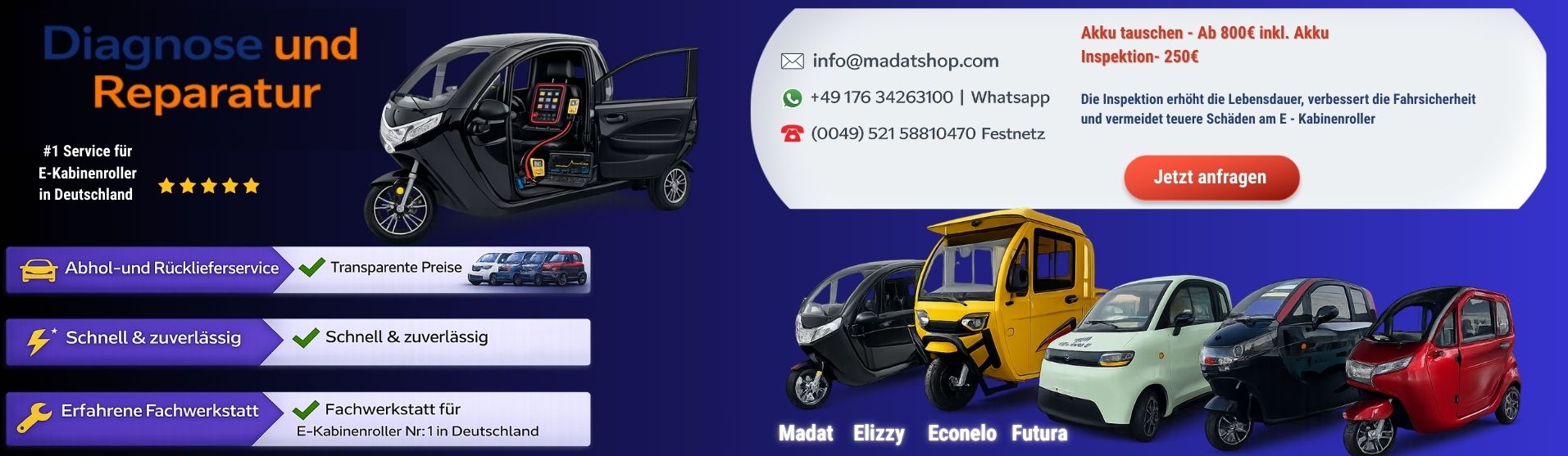 EkabinenrollerReparatur