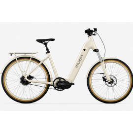 Madat Muon Lepton E-Bike Elektrisches Fahrrad Citybike Stil Beige   