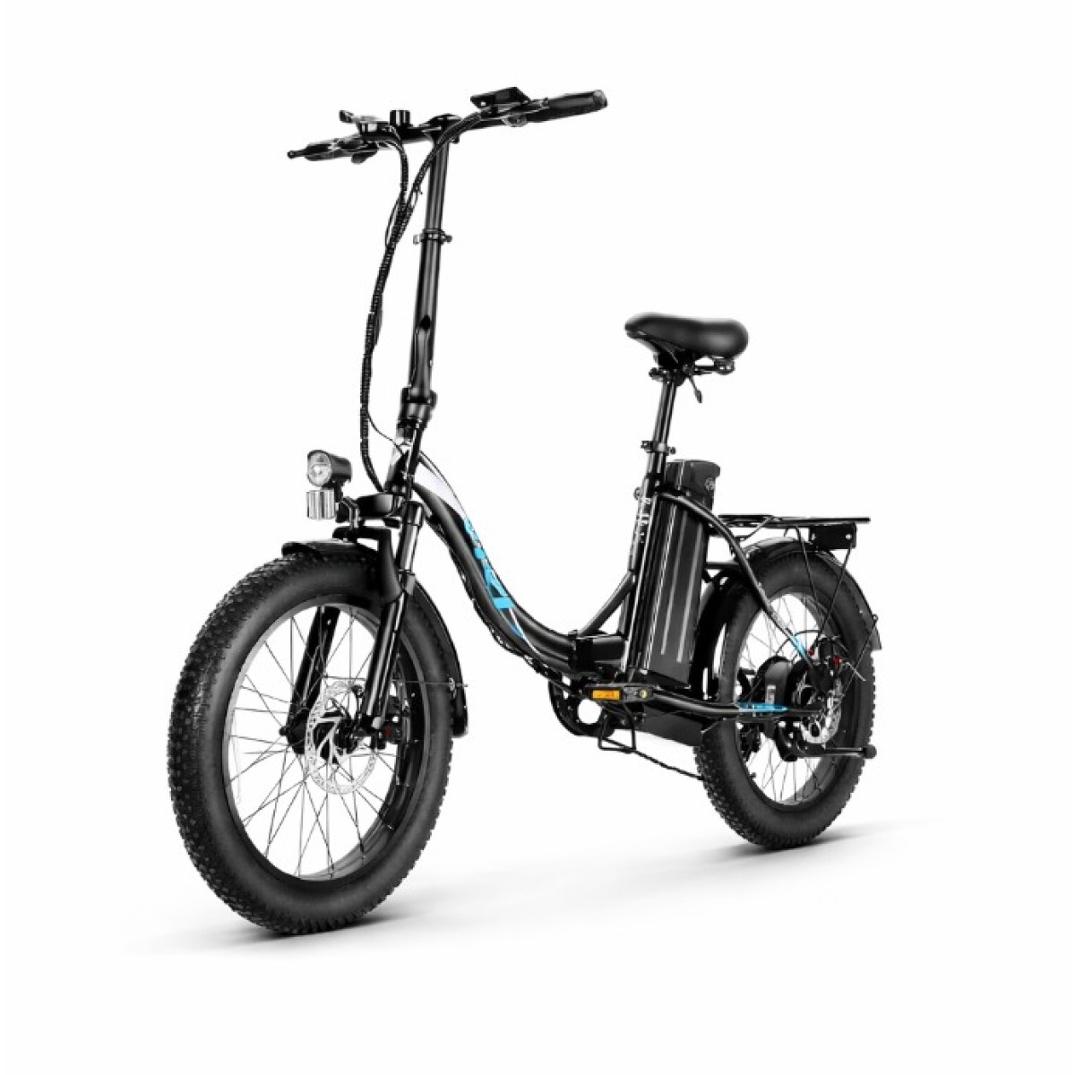 Madat VIVI Faltbares E-Bike,250 W, 3.0" Fat Tires,36 V Ak Schwarz