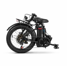 Madat VIVI Faltbares E-Bike,250 W, 3.0" Fat Tires,36 V Ak Schwarz