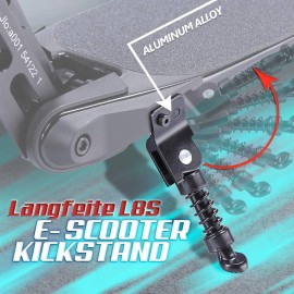 Langfeite L8S electric scooter kickstand aluminium alloy 250mm parking stand for hoverboard side kick stand foot support scooter accessories