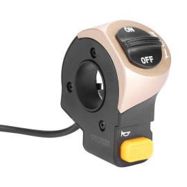 Langfeite T8 electric bike horn switch 2 in 1 combination electric scooter light switch bike front lamp horn shift button switch for electric bicycle electric scooter horn switch
