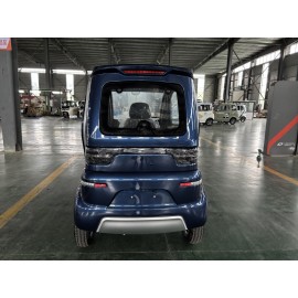 E Trike eco – 3 Rad Kabinenroller mitLithium-Eisen-Phosphat (LiFePO₄)| Blau | Elektrisches Kabinenfahrzeug