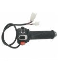 Throttle grip with separate switch functions, compatible with electric cabin vehicles: XY Jinpeng, Yuki, YD Jinpeng, Elektrofrosch GRAND, Flistar FST, Elektrofrosch