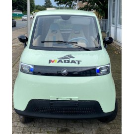Madat A05 – Grüner E-Kabinenroller mit 100 Ah Lithium-Eisenphosphat-Akku (LiFePO₄), 45 km/h