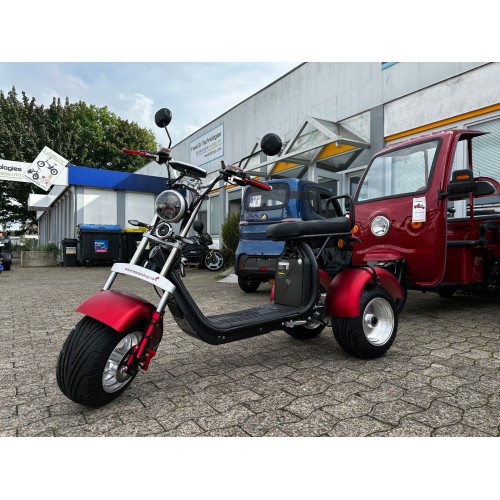 Madat A CP-7 Elektroroller E Scooter E Chopper Elektrochopper E Roller Dreirad 25/45 Km/h 40 Ah Akku 60-70 km