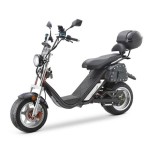   DAYI E Thor 3.0A E Scooter E Roller Elektroroller 45 Km/h 30Ah Akku 60-65 Km (mit Kofferraum und Seitentasche)