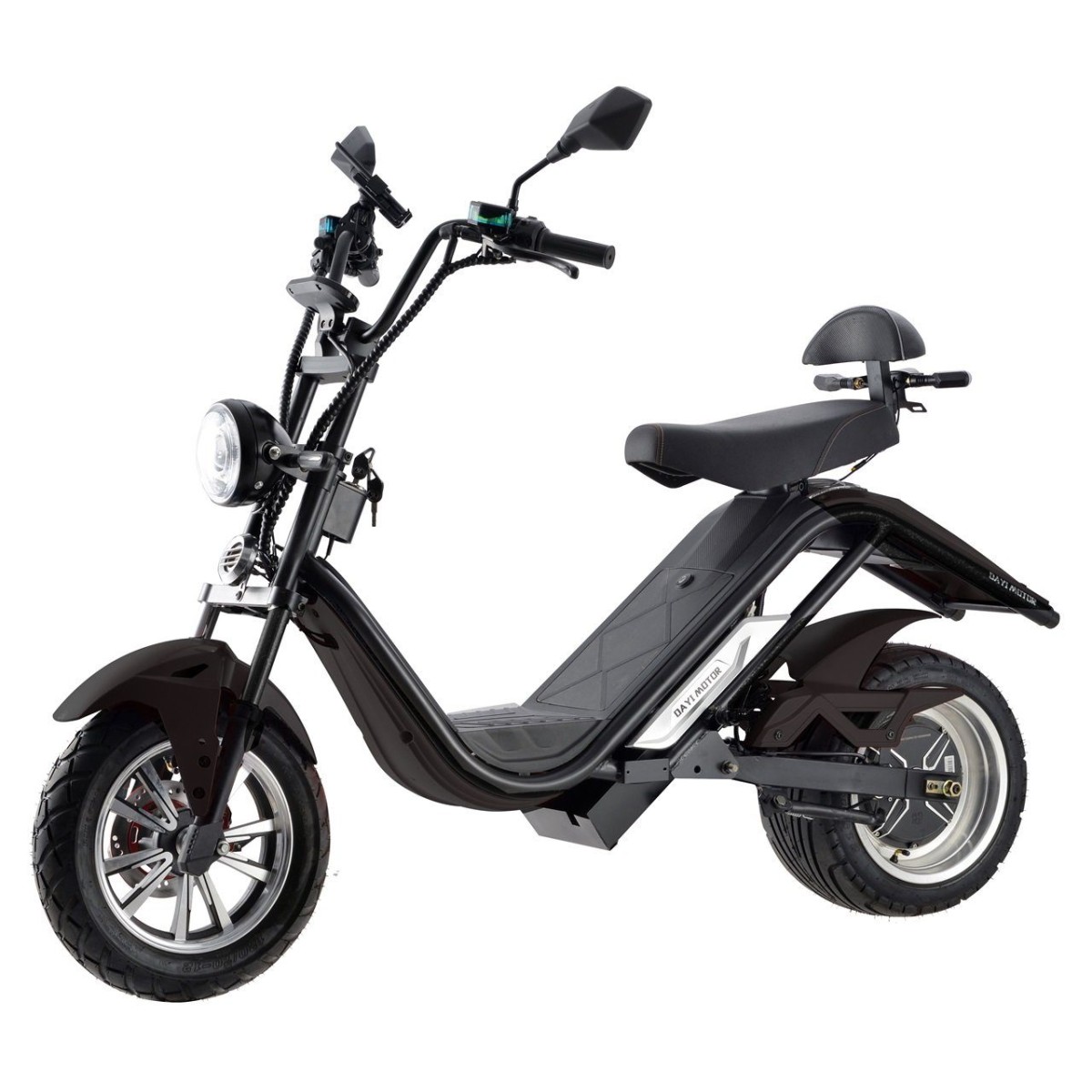 DAYI E Thor 3.0A Elektroroller E Roller E Scooter Sporty 45 Km/h 30Ah Akku 60-65 Km (ohne Kofferraum und Seitentasche)