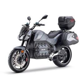DAYI E-Odin 2.0 E Roller E Scooter E Motorrad 17 Zoll 125-130 km/h 120 Ah Akku 150-250 km (mit Topcase und Seitenkoffer)