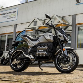 DAYI E-Odin 2.0 E Roller E Scooter E Motorrad 17 Zoll 125-130 km/h 120 Ah Akku 150-250 km (ohne Topcase und Seitenkoffer)