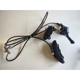 DAYI Doppelte Scheibenbremse vorne und hinten für Dayi E Odin 2.0 E Odin 2.0 Pro E Odin 3.0 Pro E Scooter E Roller E Motorrad Ersatzteile