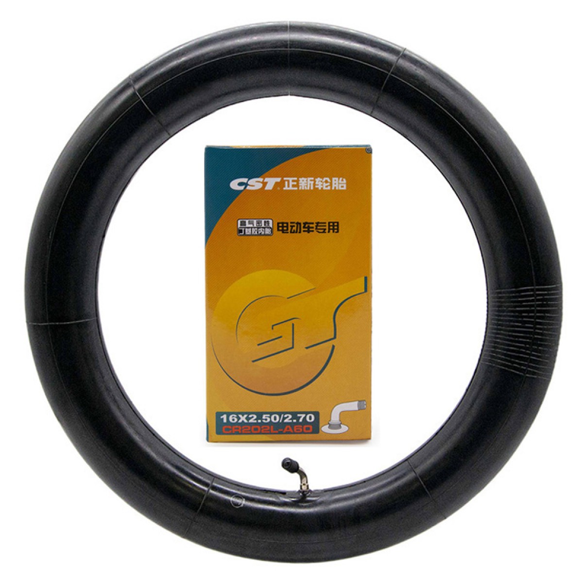 E Scooter E Roller Ersatzteil Gebogene Luftkammer 135×45º 16×2,5/2,7 CST