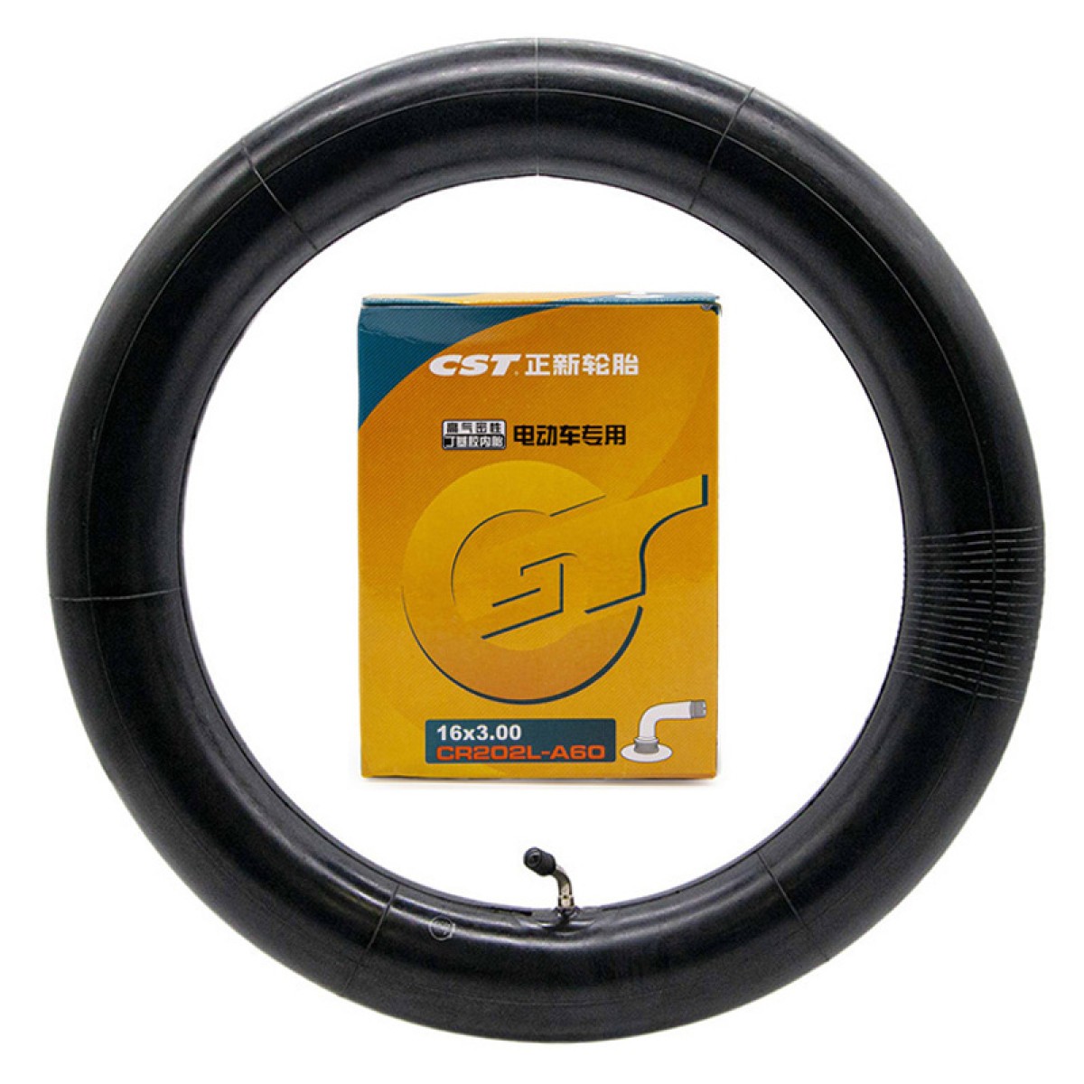 E Scooter E Roller Ersatzteil Gebogene Luftkammer 135×45º 16×3 CST