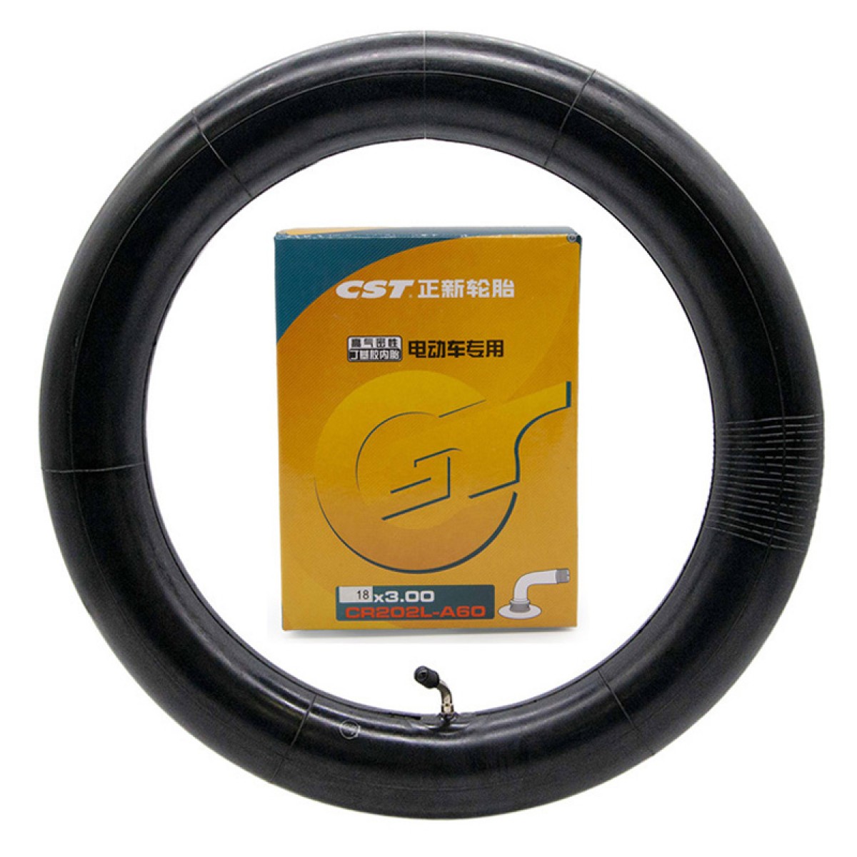 E Scooter E Roller Ersatzteil Gebogene Luftkammer 135×45º 18×3 CST