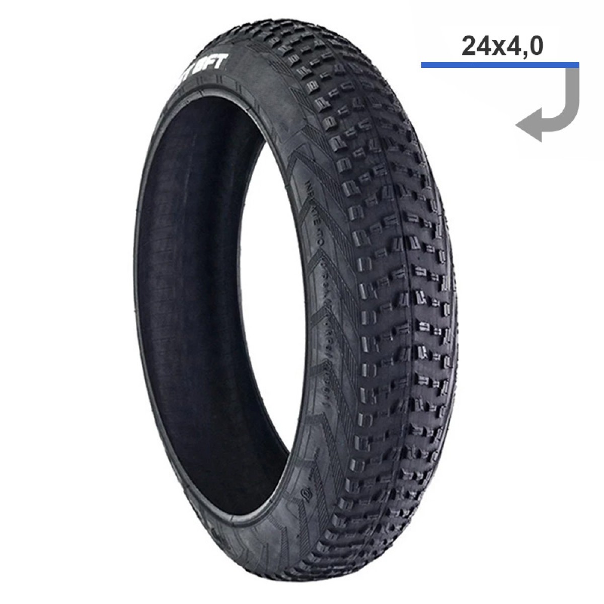 E Scooter E Roller Spare part Fat bike tire 24×4 CST