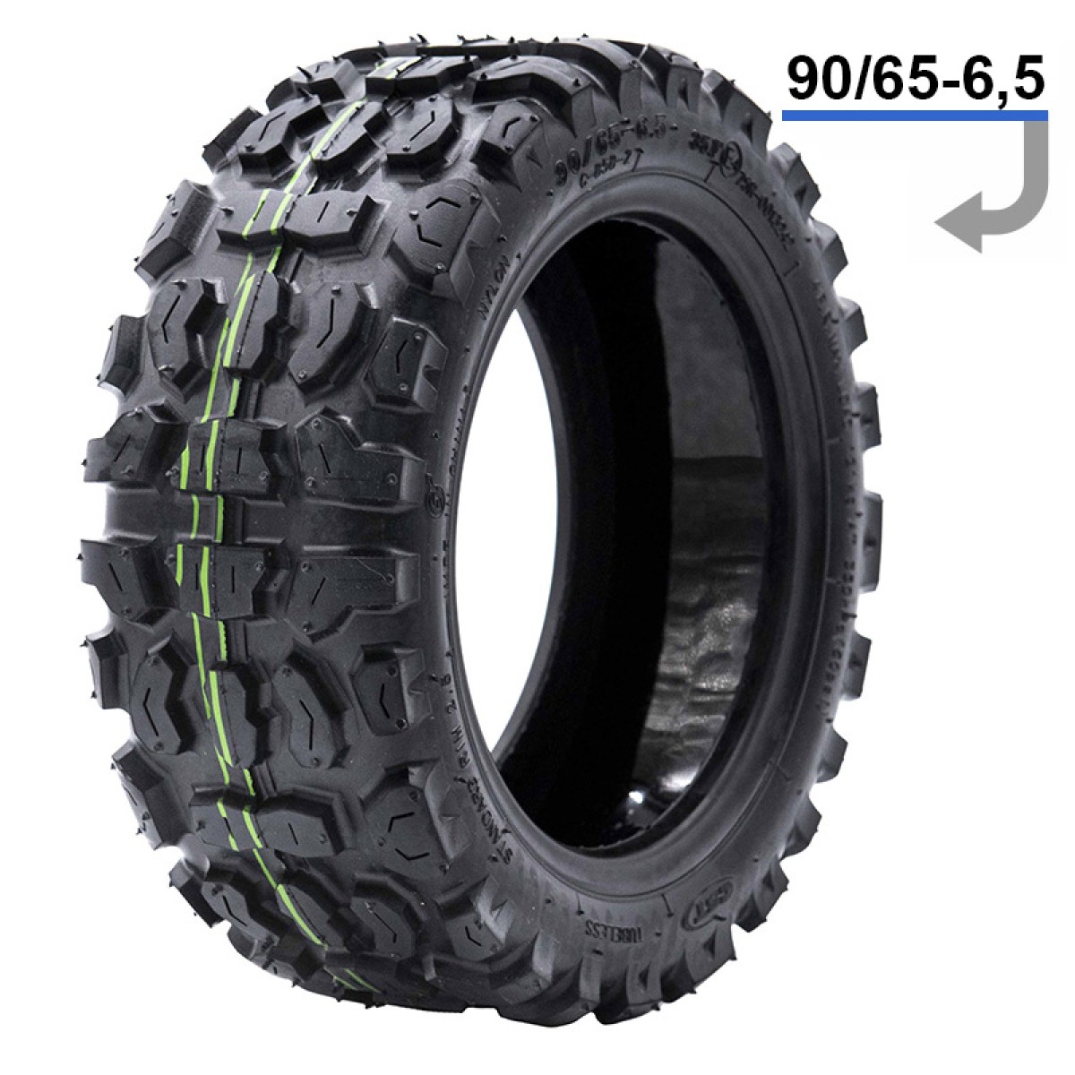 E Scooter E Roller Spare part Tubeless offroad tire 90/65-6.5 CST WITH ANTI-PUNCTURE GEL