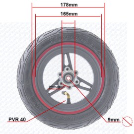 E Scooter E Roller Spare part Smartgyro/Zwheel rim 