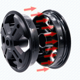 E Scooter E Roller Ersatzteil Minimotors Vorderrad  Original Dualtron Mini