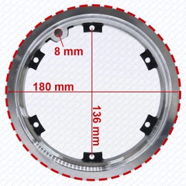 E Scooter E Roller Spare part  Minimotors 6.5′ TUBELESS rim – Original Dualtron 3