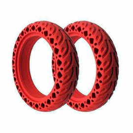 E Scooter E Roller Ersatzteil Gummireifen 8,5×2  Modell V3 Grün, Rot, Blau und Gelb