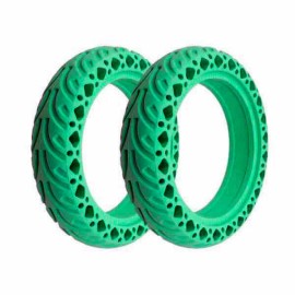 E Scooter E Roller Ersatzteil Gummireifen 8,5×2  Modell V3 Grün, Rot, Blau und Gelb