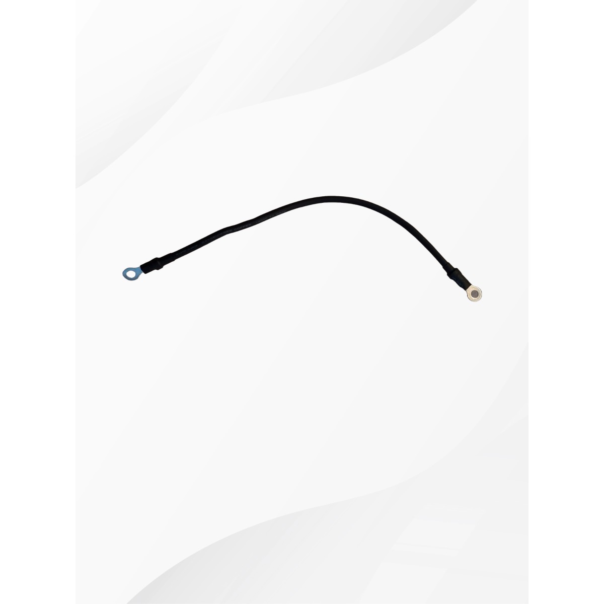 Battery cable 25 mm² 0.4 m black with M8 eyelets on both ends, suitable for electric cabin scooter