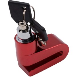 YUME ANTI-THEFT UNIVERSAL MOTORCYLE FIVE COLORS ALARM BRAKE BIKE/BICYCLE SECURITY LOCK DISC BRAKE ALARM LOCK WITH FIXED BRACKET