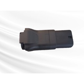 Madat A03 – Elektrischer Dreirad-Kabinenroller in Schwarz Rot, 45 km/h (optional 25 km/h), mit Lithium-Eisenphosphat-Akku (LiFePO₄)