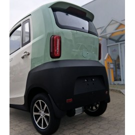 Madat A03 – Elektrischer Dreirad-Kabinenroller in Beige Hellgrün mit Lithium-Eisenphosphat-Akku (LiFePO₄), 45 km/h (optional 25 km/h)
