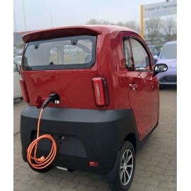 Madat A03 – Roter E-Kabinenroller Dreirad mit Lithium-Eisenphosphat-Akku (LiFePO₄), 45 km/h (optional 25 km/h)