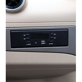 Madat A03 – Elektrischer Dreirad-Kabinenroller in Beige Hellgrün mit Lithium-Eisenphosphat-Akku (LiFePO₄), 45 km/h (optional 25 km/h)