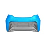 E Cabin Scooter Electric Scooter Electric Cabin Scooter E Roller Spare Parts Four wheel front bumper for Madat MQ4 AERA SQ4