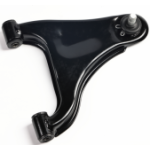 Rechter vorderer unterer Querlenker, 1,52 kg, 215 × 332 mm, 40Cr, gerader Kugelzapfen, schwarz sprühlackiert